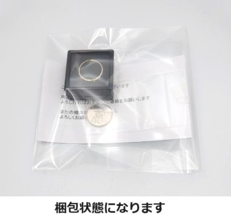 ☆【K18 & プラチナPt900・送料無料】Seiko Jewelry製 コンビ デザイン リング 18号 2.94g 新品未使用品の画像9
