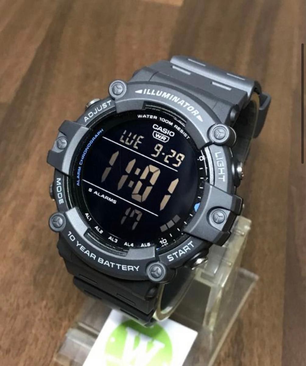 カシオ　デジタル腕時計　新品　海外モデル　ビッグフェイス　キャンプ　アウトドア