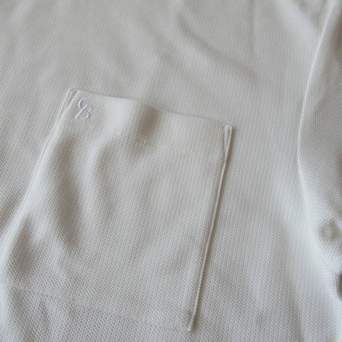 ■■202404即決■ クレストブリッジ 新品ホワイト クレストブリッジチェックバインダーニットTシャツ LLの画像5