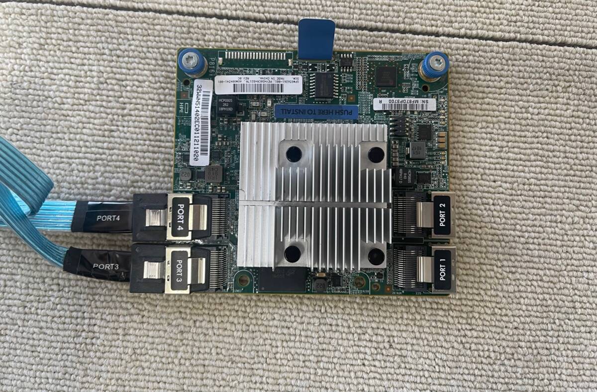 HP 836261-001 P816i-a Smart Array 12Gb/s SAS Raid Controller 804341-001 Cable 776402-001_画像1