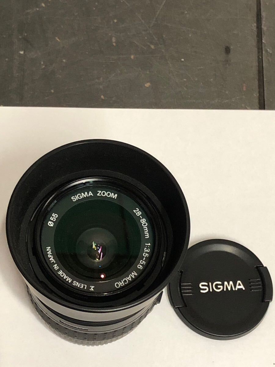 SIGMA シグマ ZOOM 28-80mm 1:3.5-5.6 MACRO カメラ レンズ の画像6