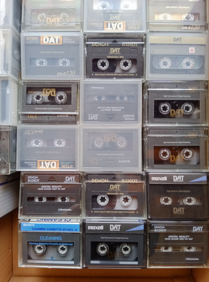 DAT高音質音楽用カセット・テープ SONY TDK DENON MAXELL120分　90本　　　　　_画像2