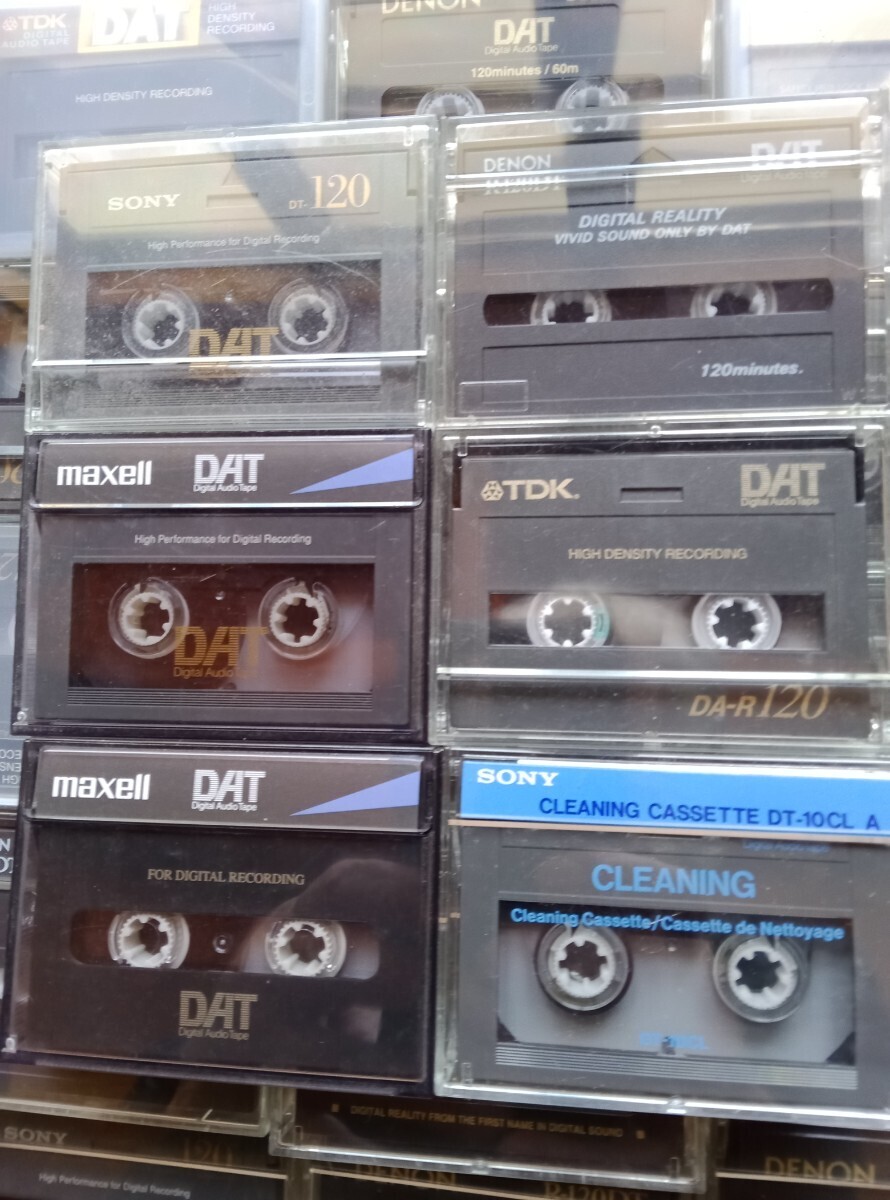 DAT高音質音楽用カセット・テープ SONY TDK DENON MAXELL120分　90本　　　　　_画像1