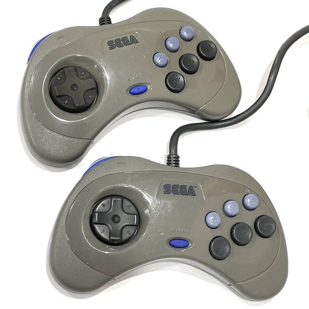 SEGA セガ SEGASATURN セガサターン ゲーム機 本体 HST-3220 コントローラー 4個付き レトロゲーム 現状品 送料無料の画像8