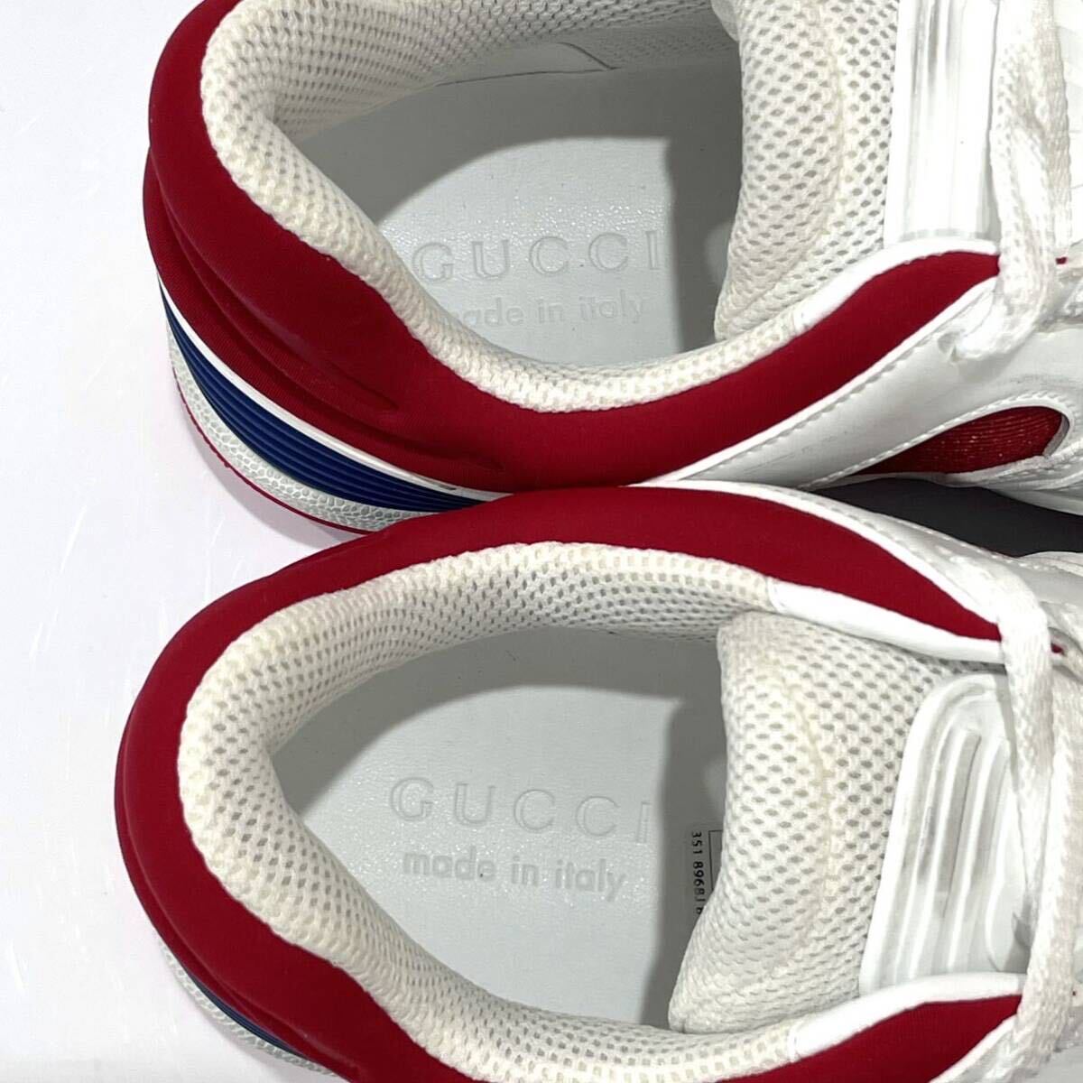 未使用 GUCCI グッチ レザー スニーカー697882 BASKET 未使用 GUCCI グッチ レザー スニーカー697882 BASKET