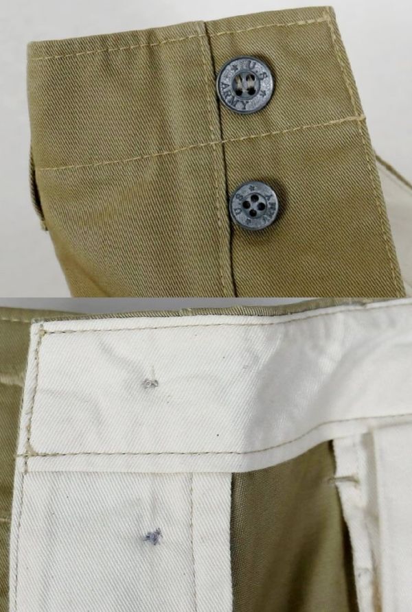 BUTCHER PRODUCTS butcher Pro daktsu милитари брюки из твила брюки 32 US ARMY metal кнопка At Last&Coa Trust b7976