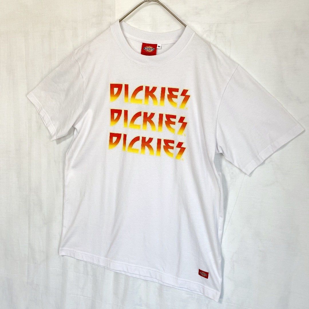 Dickies　ディッキーズ　 半袖Tシャツ　ビッグロゴ　プリント　ホワイト