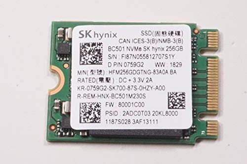 ★送料無料★SK Hynix SSD 256GB M.2 2230 30mm NVMe PCIe HFM256GDGTNG ソリッドステートドライブ★中古_画像1