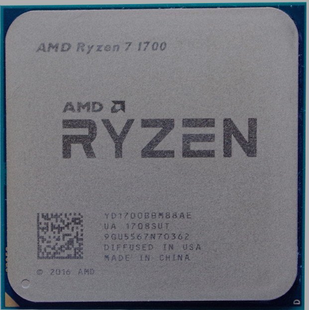 AMD Ryzen 7 1700 8 core Socket AM4 YD1700BBM88AE 3.0Ghz 16T free shipping * the first period guarantee have [ used ]