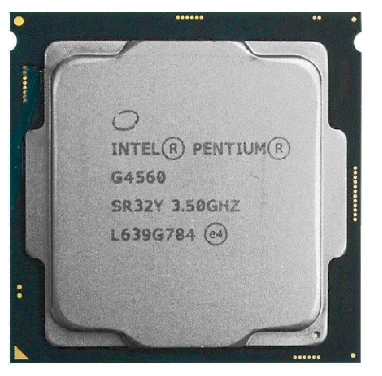 動作品★初期保証付★デスクトップPC用CPU INTEL Pentium G4560 CPU 第7世代　3.5GHZ★送料無料_画像1