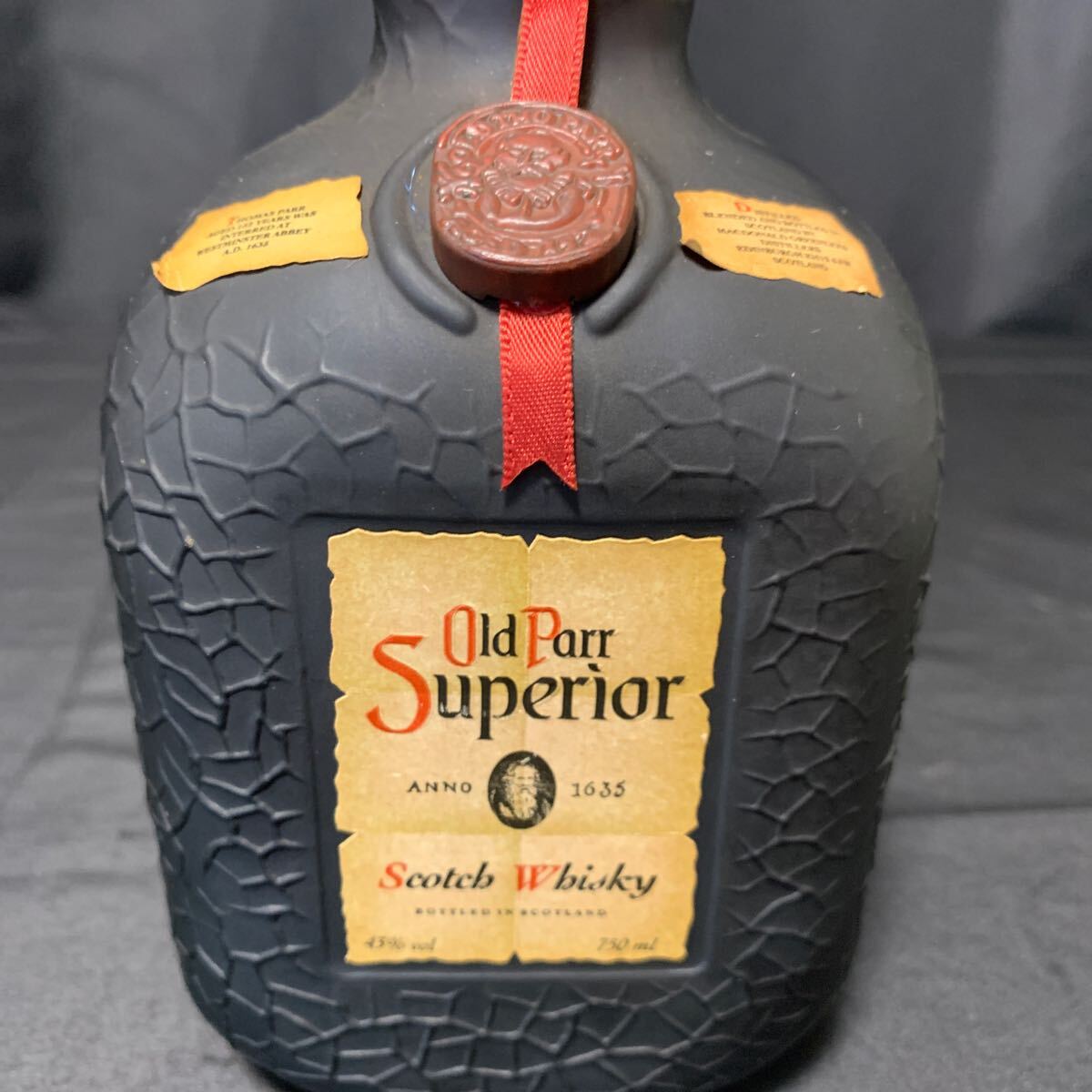 Bibian 比比昂- 未開栓Old Parr Superior ANNO 1635 オールド Bibian 比比昂- 未開栓Old Parr Superior ANNO 1635 オールド