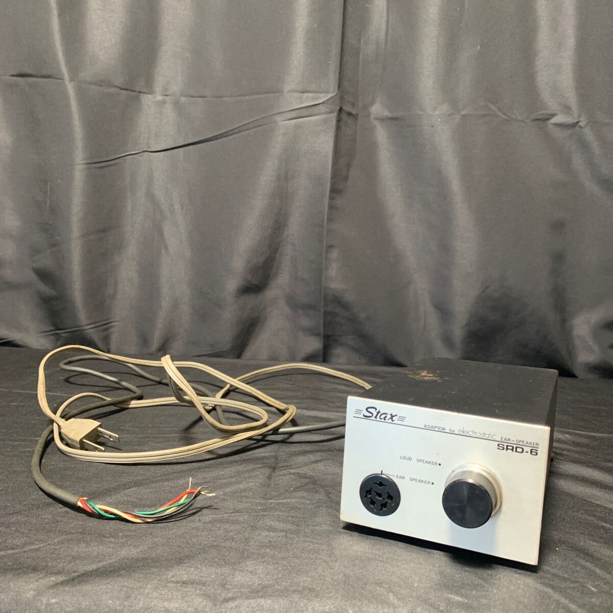 STAX スタックス SRD-6 イヤースピーカー用アダプター 動作未確認 EAR-SPEAKER 音響機器_画像1