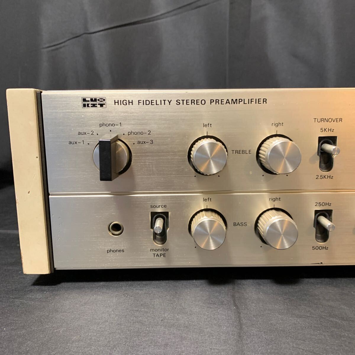 LUXMAN LUXKIT ラックスキット model A3300 管球式コントロールアンプ 動作未確認 STEREO PREAMPLIFIER プリアンプ 音響機器 の画像2