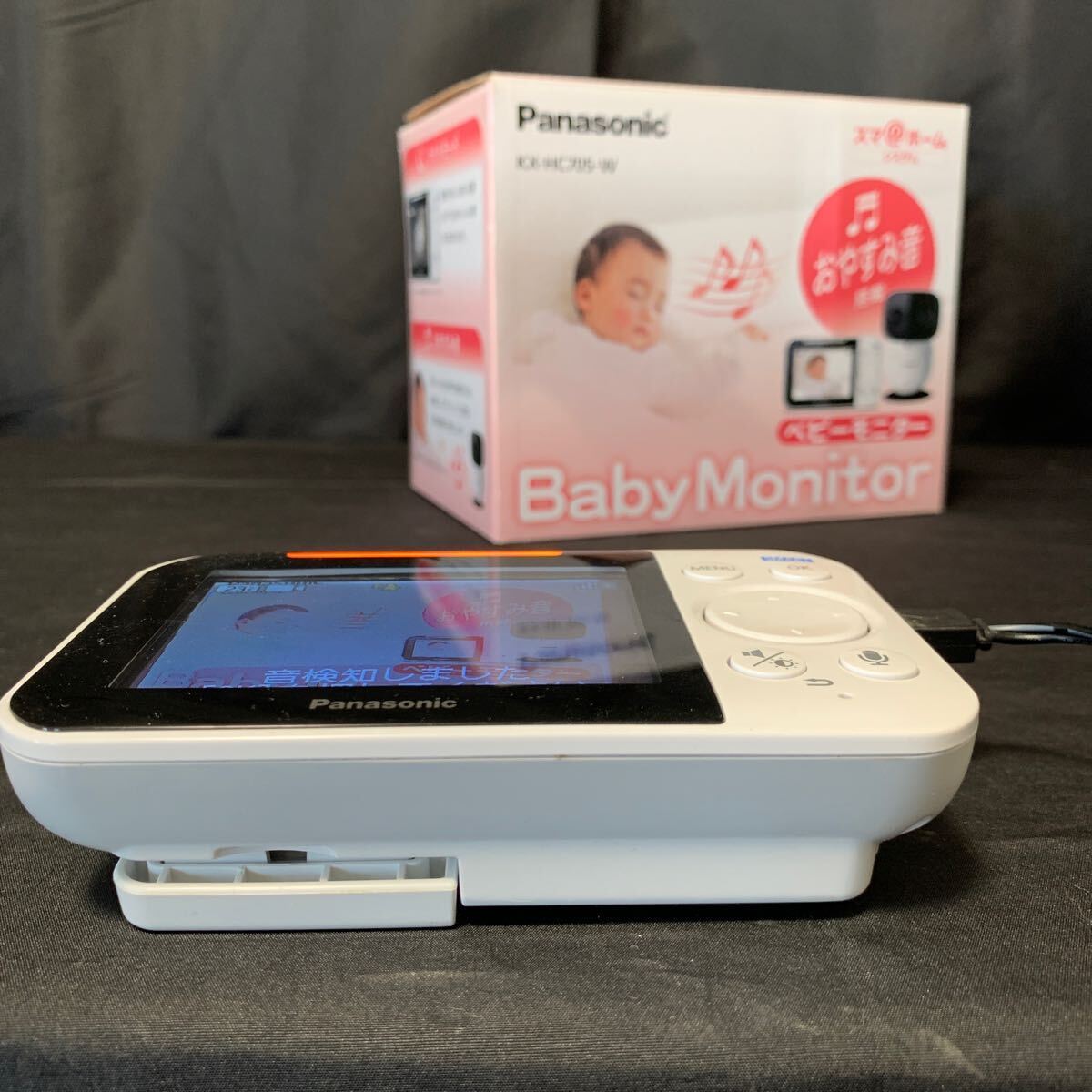 Panasonic Panasonic baby monitor KX-HC705-W white operation verification ending sensor notification .. charcoal sound installing sma@ Home system 