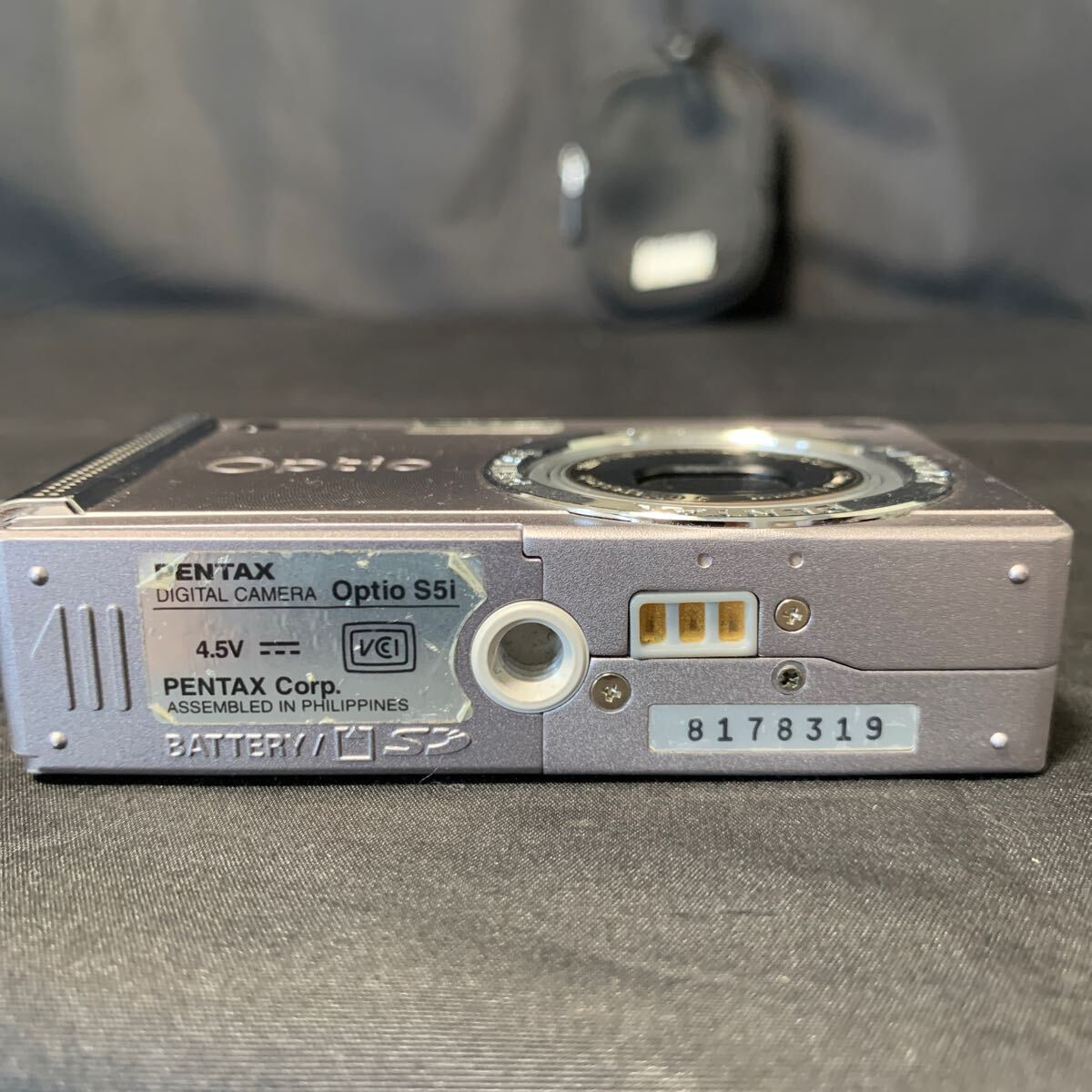 PENTAX Optio S5i コンパクトデジタルカメラ バッテリー1個 動作確認済み ペンタックス オプティオ デジカメ 1_画像7