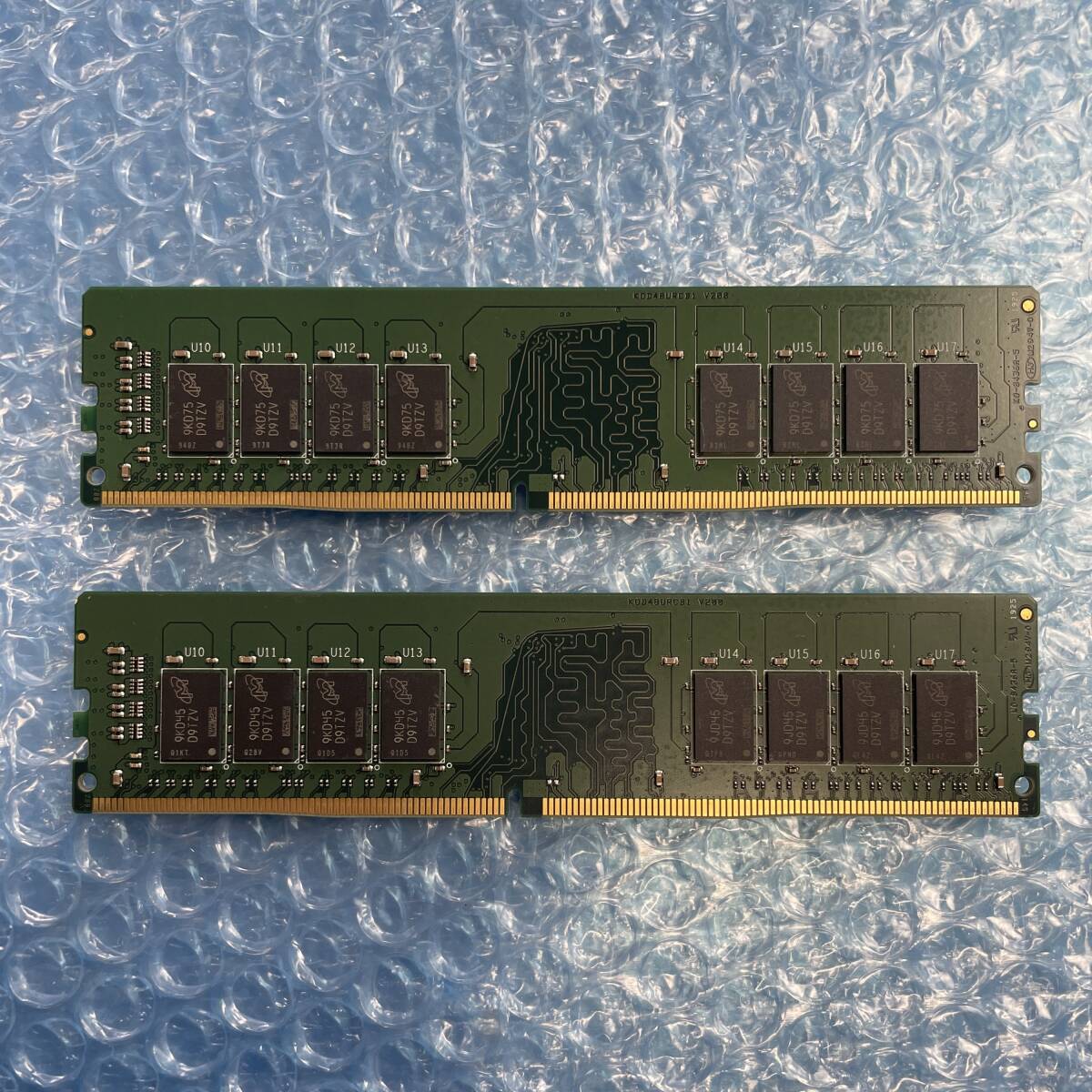 crucial 16GB×2枚 計32GB DDR4-2666 1.2V CL19 中古 デスクトップ メモリ【DM-830】_画像2
