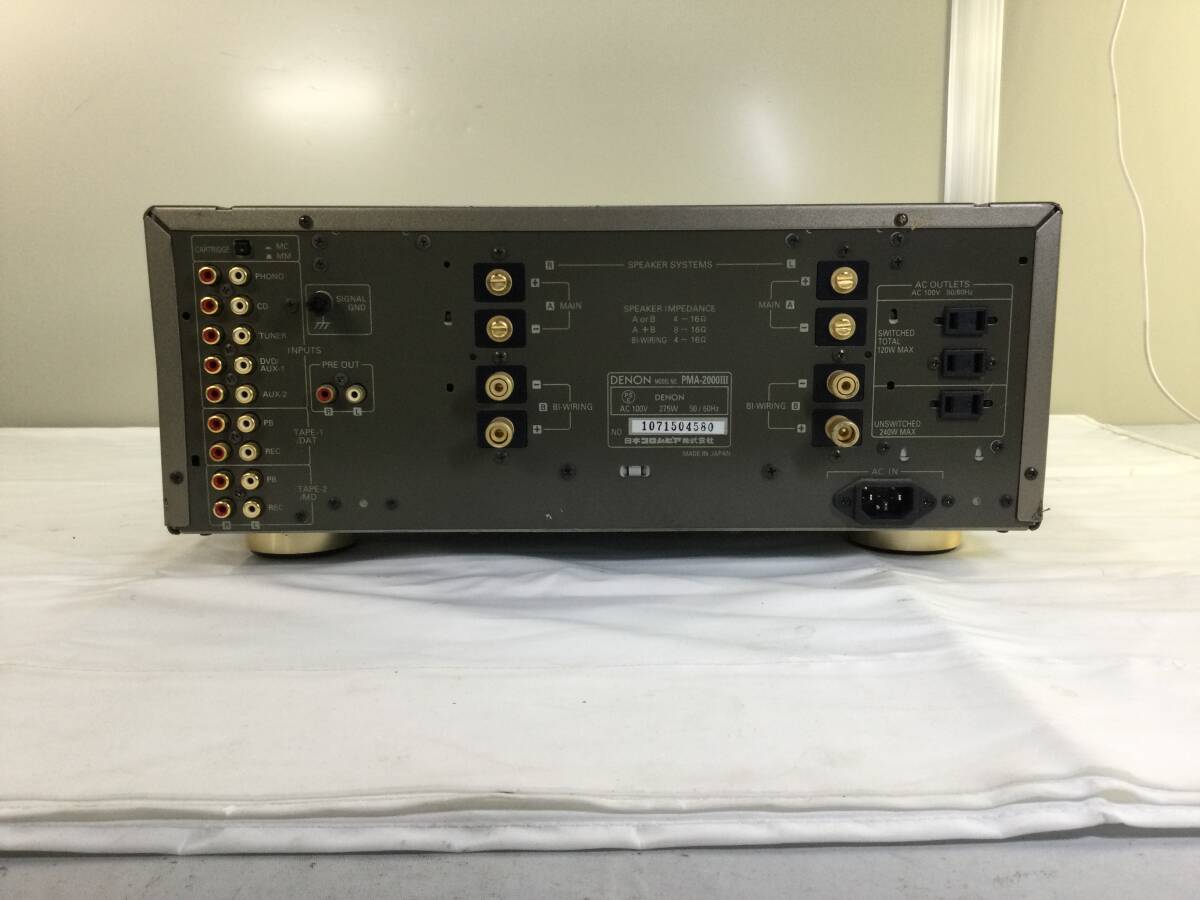 [233] Denon DENON PMA-2000Ⅲ pre-main amplifier year unknown Junk 