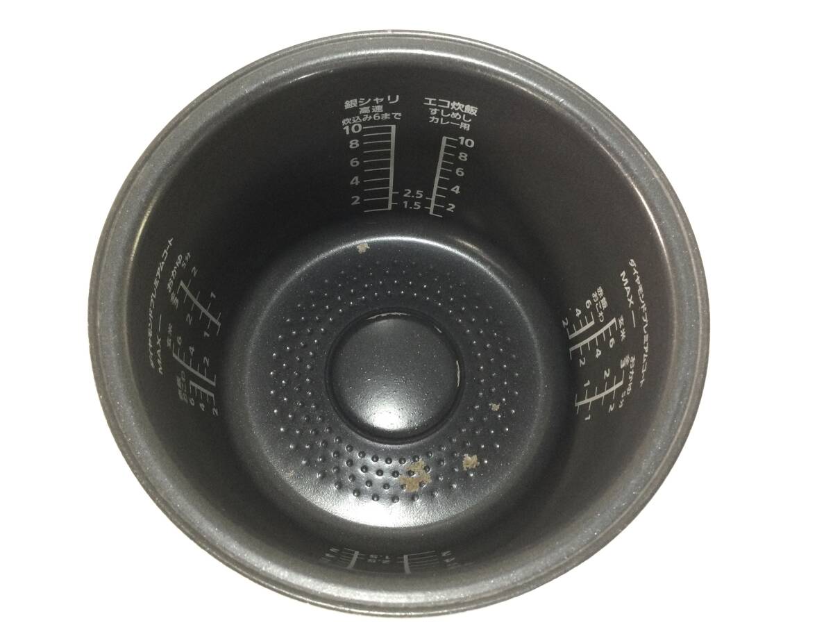 【360】パナソニック 炊飯器 SR-VSX188 一升炊き スチーム&可変圧力IHジャー 2019年製 ジャンク_画像5