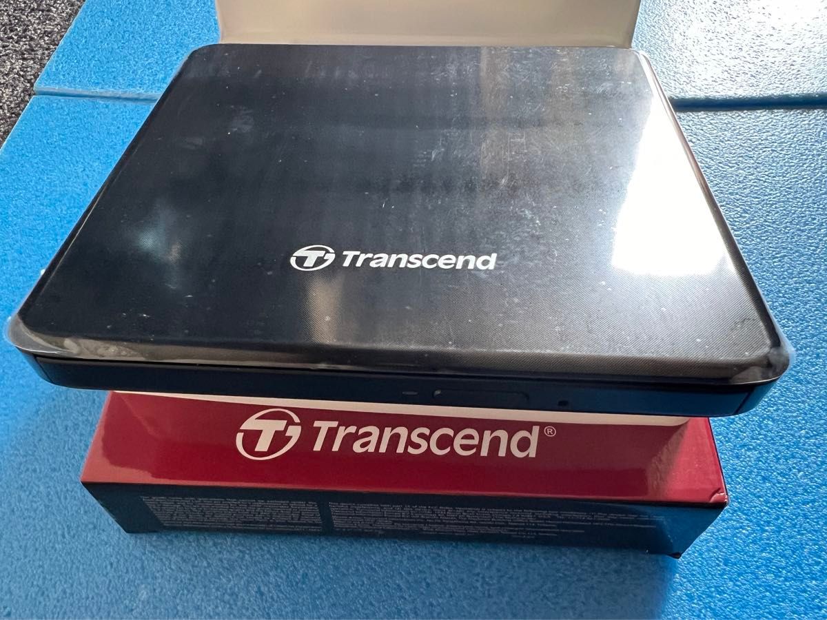 Transcend スリムポータブルDVDライター　TS8XDVDS-K 未使用開封品