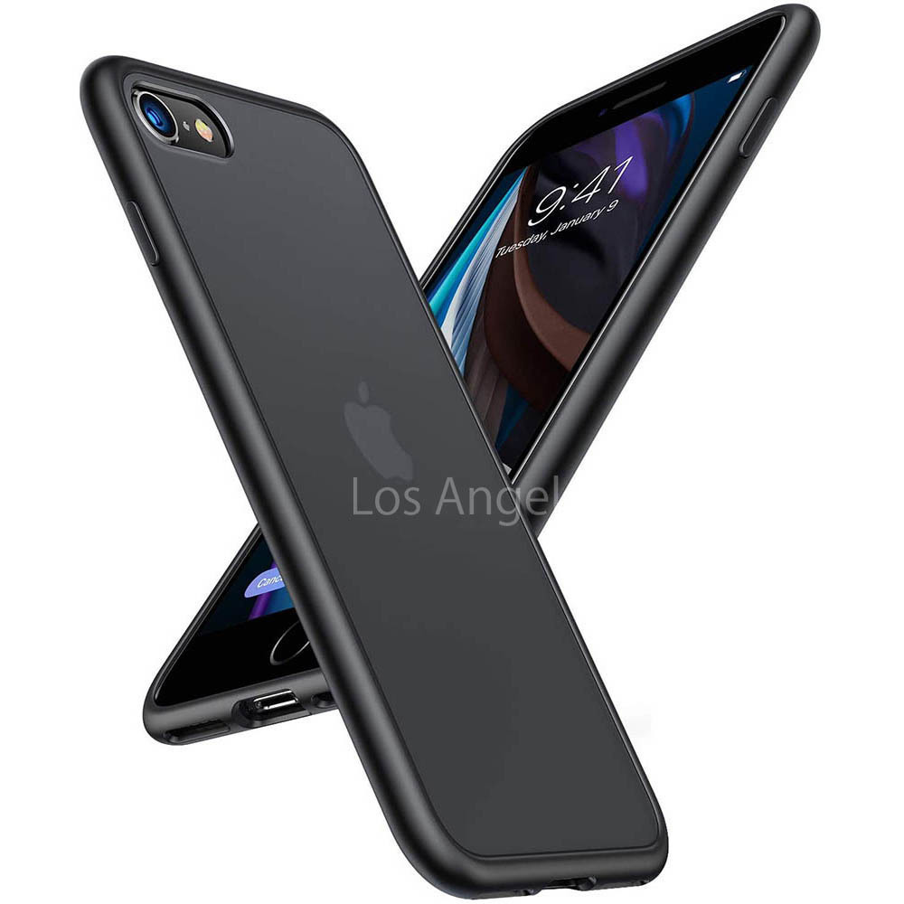 iPhoneSE ケース iphone8 iPhonse SE 黒 ブラック カバー バンパー 半透明 スマホケース マット 柔らかい TPU 薄い 指紋防止 送料無料 人気_画像10