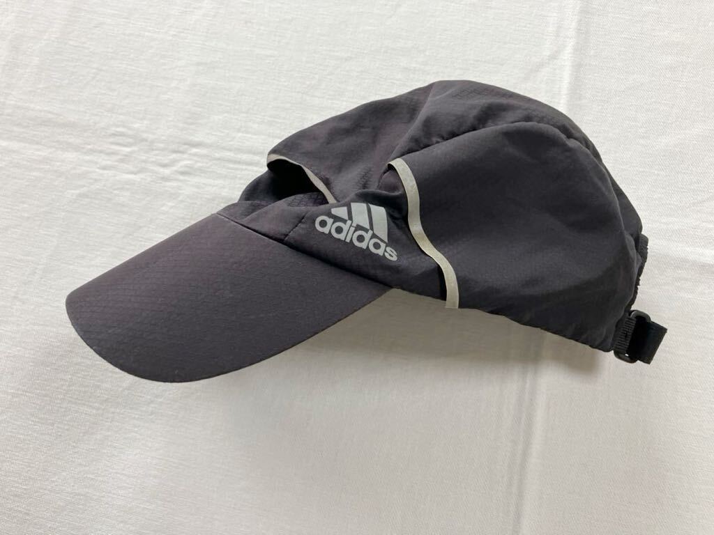 me. used * cap [ Adidas adidas] running * sport * dry mesh * free size 54~57.* black * hat * ventilation eminent * postage 200 jpy 