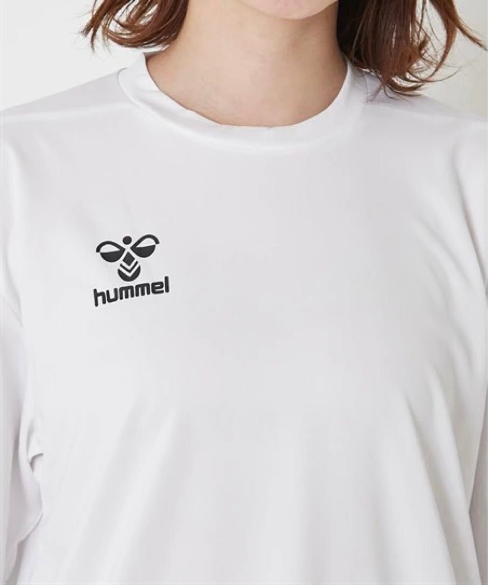 新品 3L ヒュンメル　長袖Tシャツ　HUMMEL 吸汗速乾　消臭　UVカット BASICロングスリーブTシャツ 長袖 Tシャツ