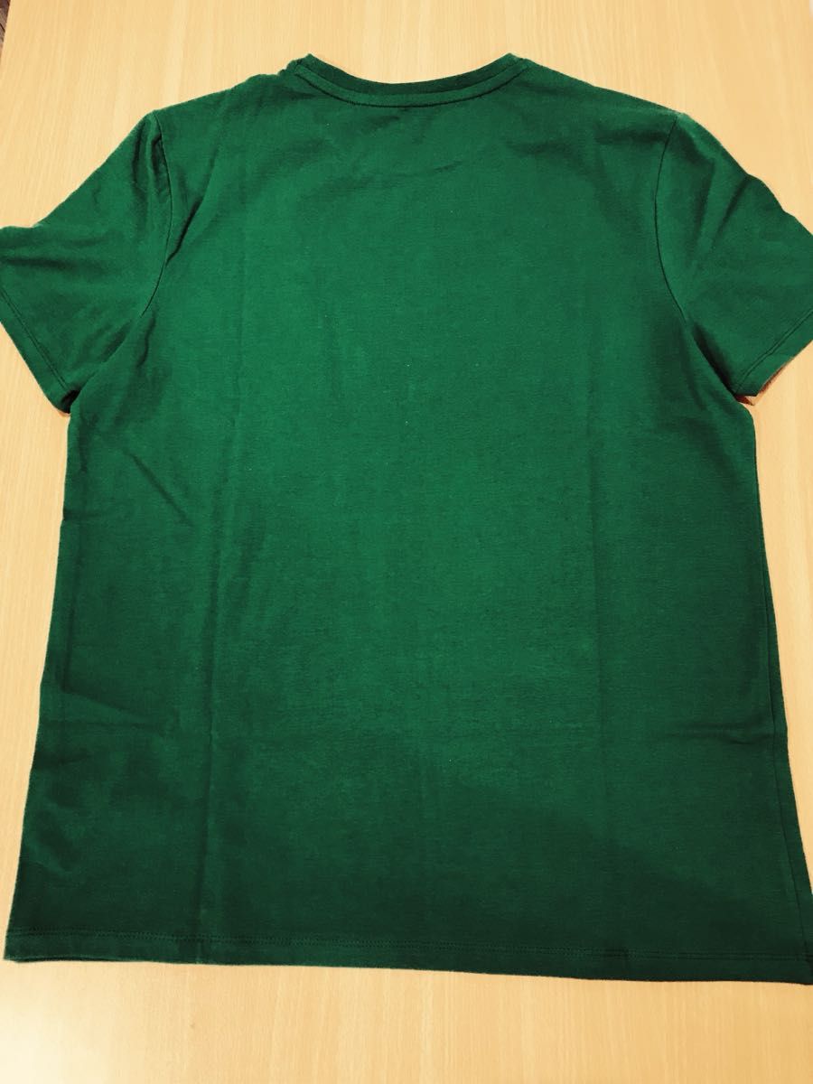 新品 L トミーヒルフィガー Tシャツ 半袖　グリーン
