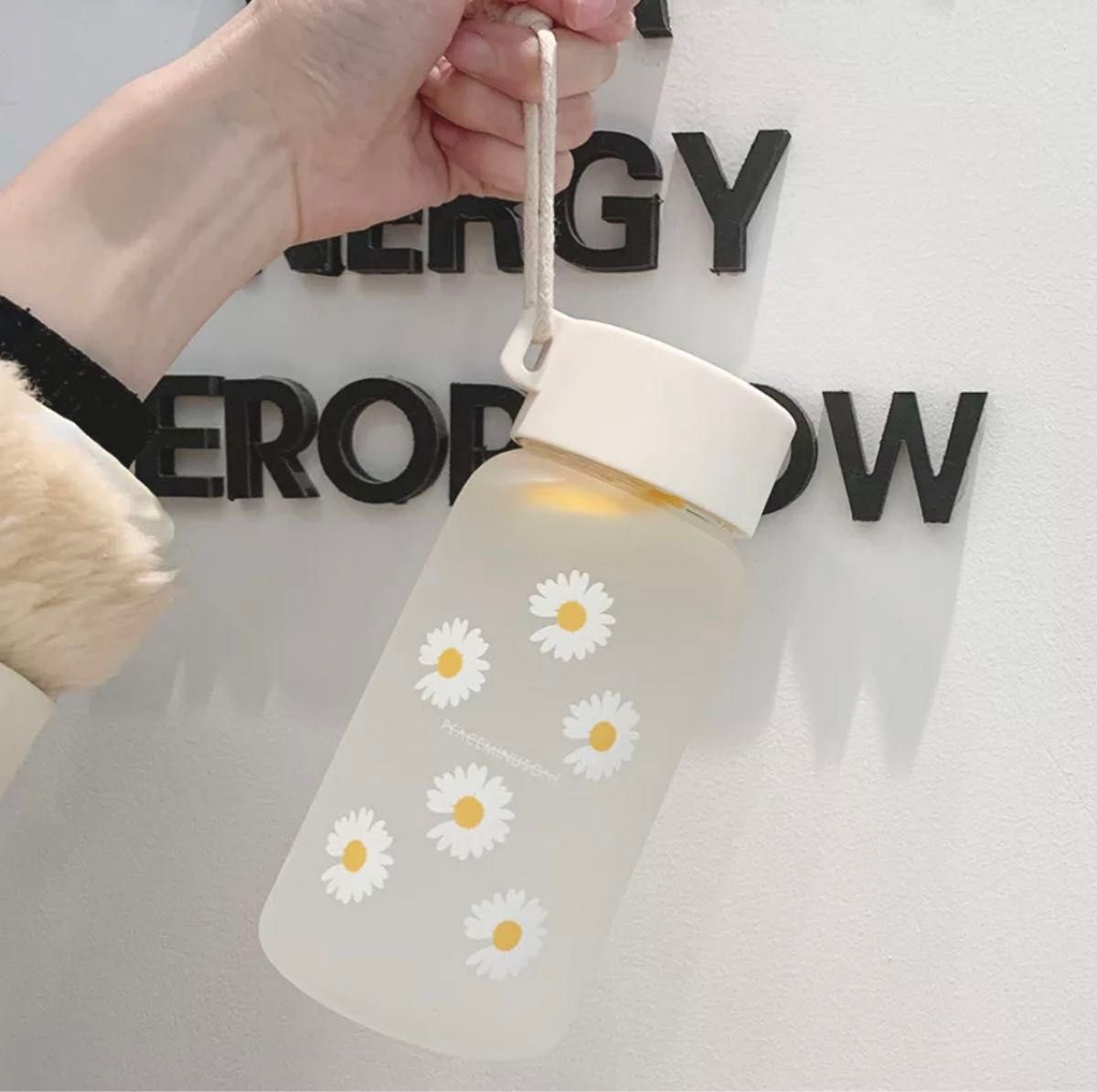 ウォーターボトル　500ml 水筒　韓国　アウトドア　スポーツ　可愛い　花柄