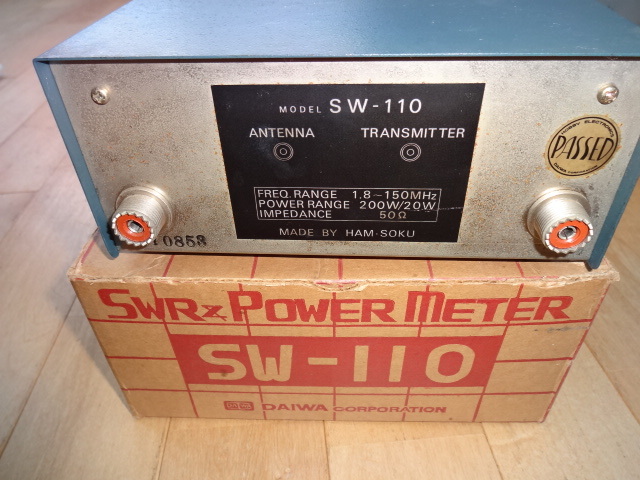 ダイワ SWR＆POWER METER SW-110の画像2