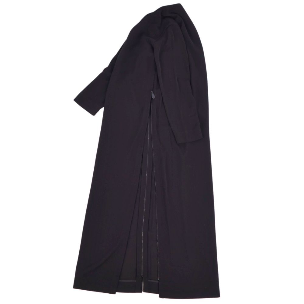  ultimate beautiful goods Hermes HERMES One-piece Margiela period long sleeve silk 100% tops lady's 38 black cf05mr-rm10e27432