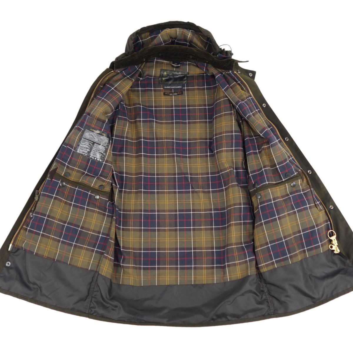 美品 バブアー Barbour ジャケット CLASSIC NORTHUMBRIA クラシックノーザンブリア オイルドジャケット メンズ 38 cf05ot-rm11r06816_画像5