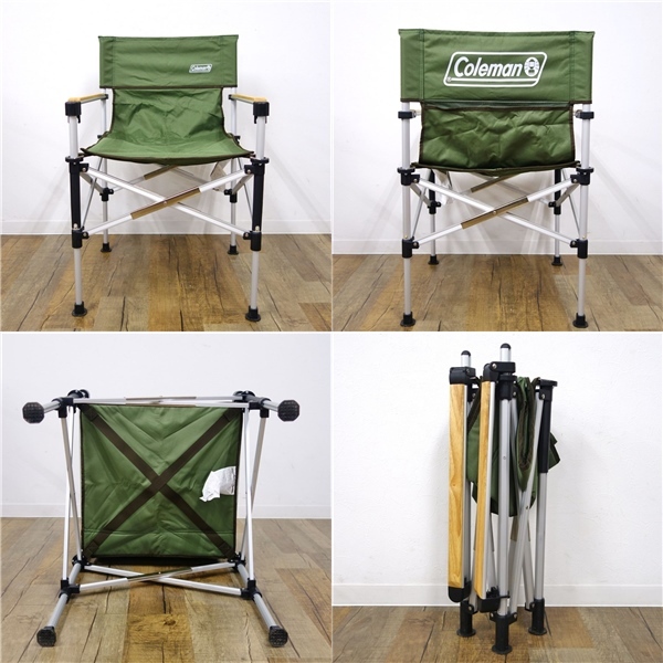 美品 コールマン Coleman 2WAY ツーウェイ キャプテン チェア 2台セット イス 椅子 キャンプ アウトドア cf05ot-rk26y05662_画像5