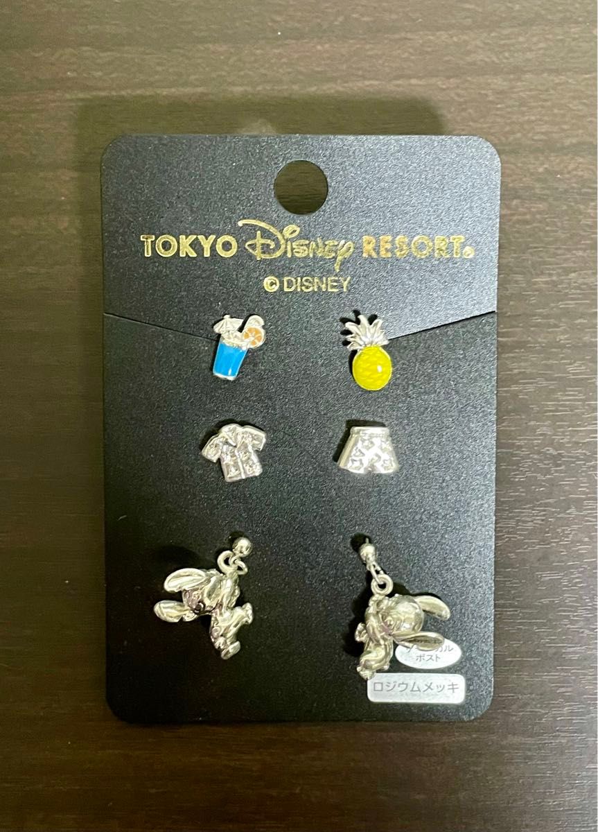 ディズニー　ディズニーランド　ピアス　リロアンドスティッチ