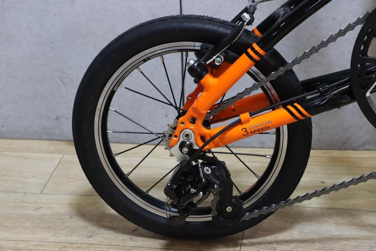 最新年式!!■DAHON ダホン K3 14インチ折り畳みミニベロ ORIGINAL 1X3S 2024年モデル 超美品の画像4