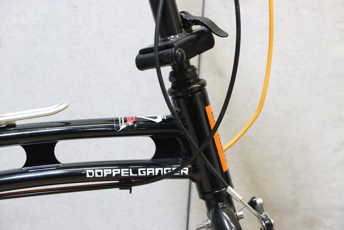 ■DOPPELGANGER ドッペルギャンガー BLACK MAX 202 折畳ミニベロ SHIMANO 1X7S 2020年前後_画像9