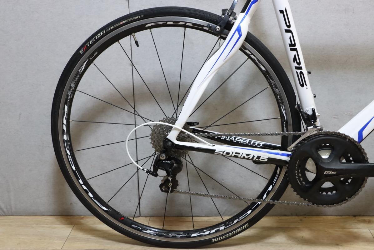 11Sコンポカスタム!!■PINARELLO ピナレロ PARIS フルカーボン SHIMANO 105 5800 2X11S サイズ540 2013年モデル 美品_画像4