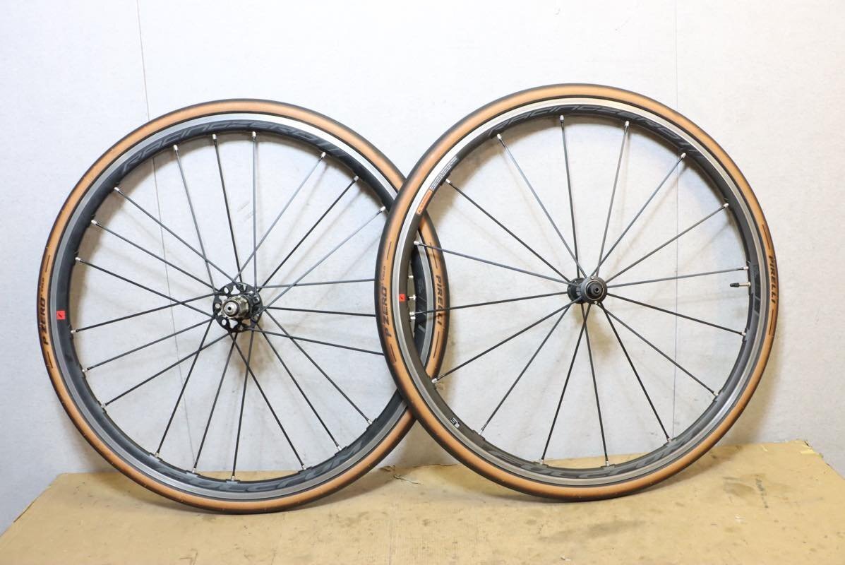 値下げ!○FULCRUM フルクラム RACING ZERO C17 2-WAY FIT カンパ12s対応 クリンチャー チューブレス ホイールセット 美品