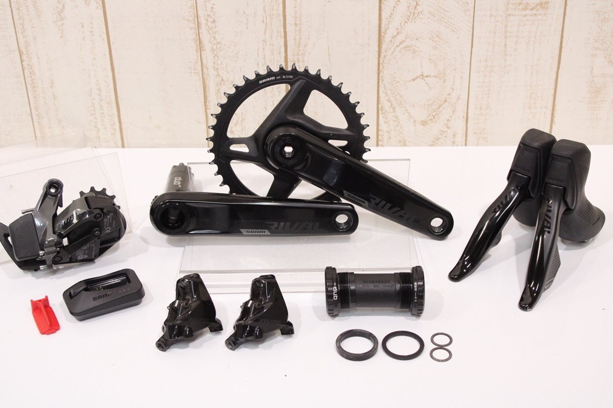 ★SRAM スラム RIVAL e-TAP AXS 1x12s 電動ワイヤレス フロントシングル グループセット 170mm 40T 美品