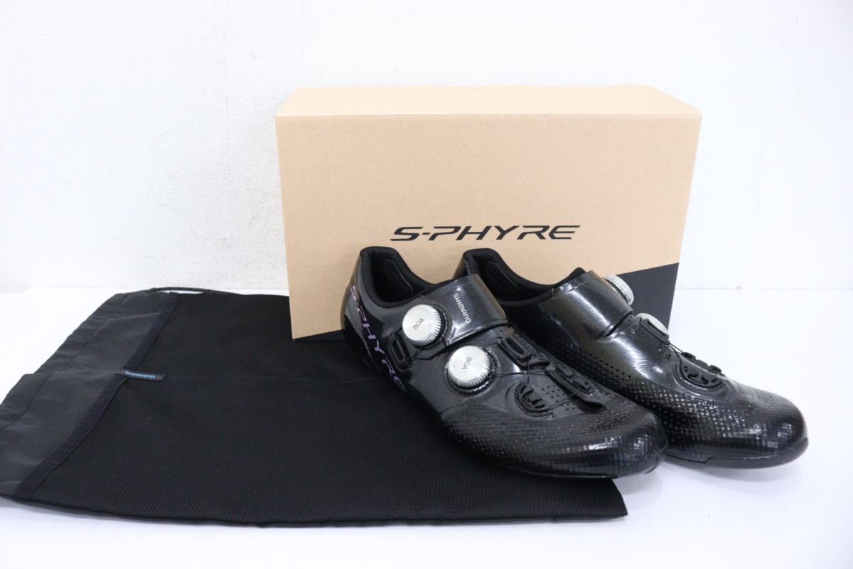 ▲SHIMANO シマノ S-PHYRE SH-RC902S L01 S EU43.5 サイズ27.5cm ROAD ビンディングシューズの画像1