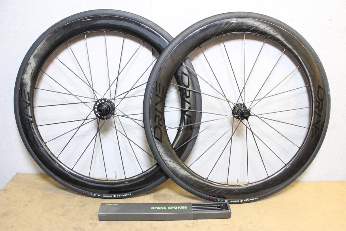 値下げ!○Elite wheels エリートホイール DRIVE 50D XDRドライバー SRAM12s対応 クリンチャー チューブレス カーボンホイールセット 超美品