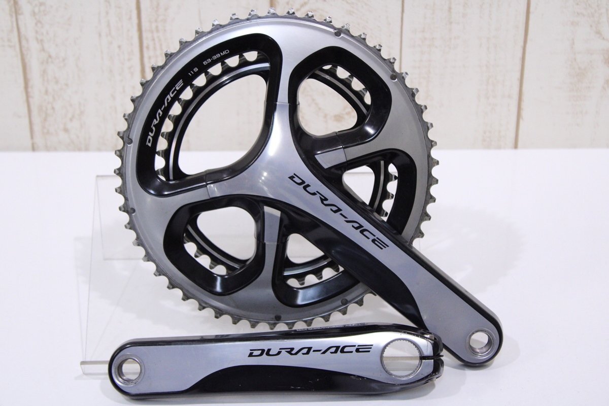 ★SHIMANO シマノ FC-9000 DURA-ACE 175mm 53/39T 2x11s クランクセット BCD:110mm_画像1