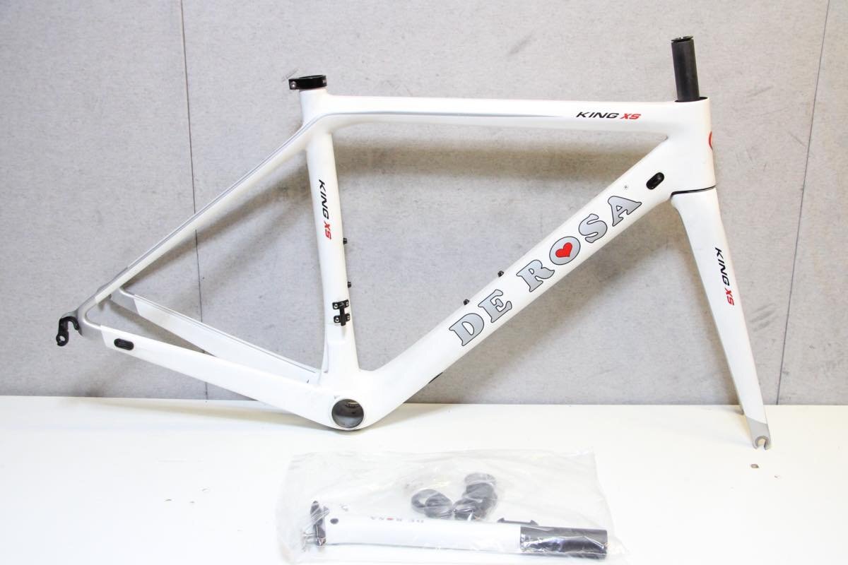 □DE ROSA デローザ KING XS カーボンフレーム 2016年 47SLサイズ ジャンク品