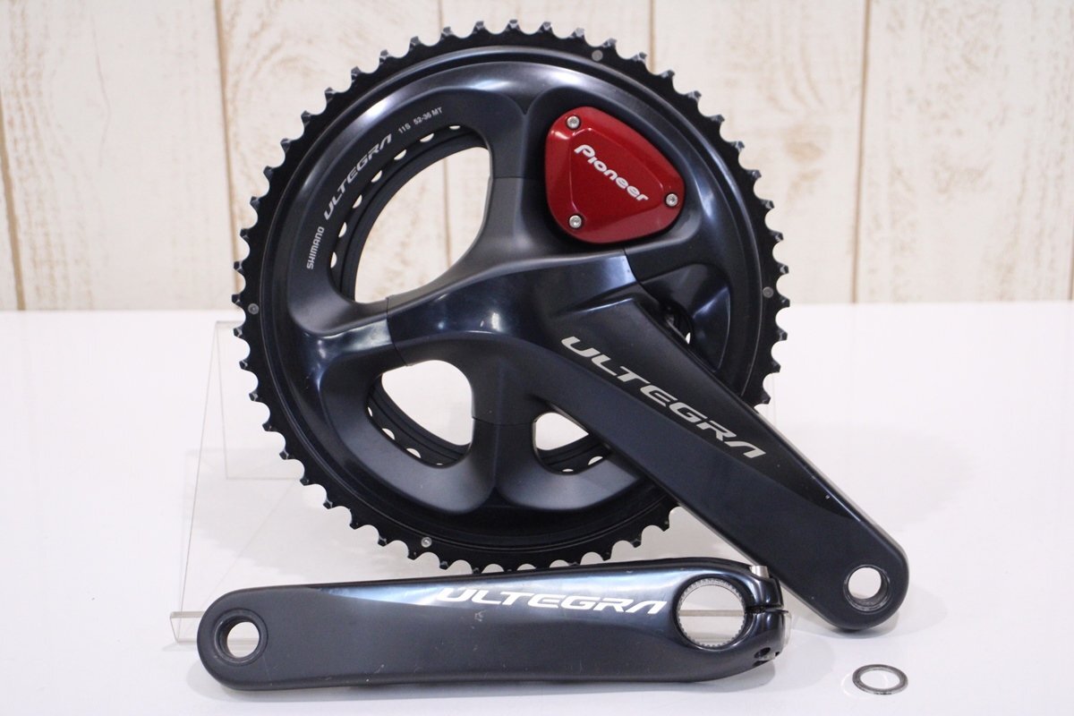 ★SHIMANO シマノ FC-R8000 ULTEGRA 170mm 52/36T 2x11s PIONEER パイオニア 両側計測パワーメーター クランクセット BCD:110mm
