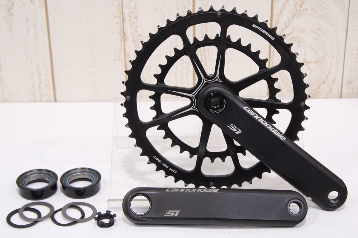 ★CANNONDALE キャノンデール Si HOLLOWGRAM 170mm 52/36T 2x11s クランクセット ダイレクトマウント 美品