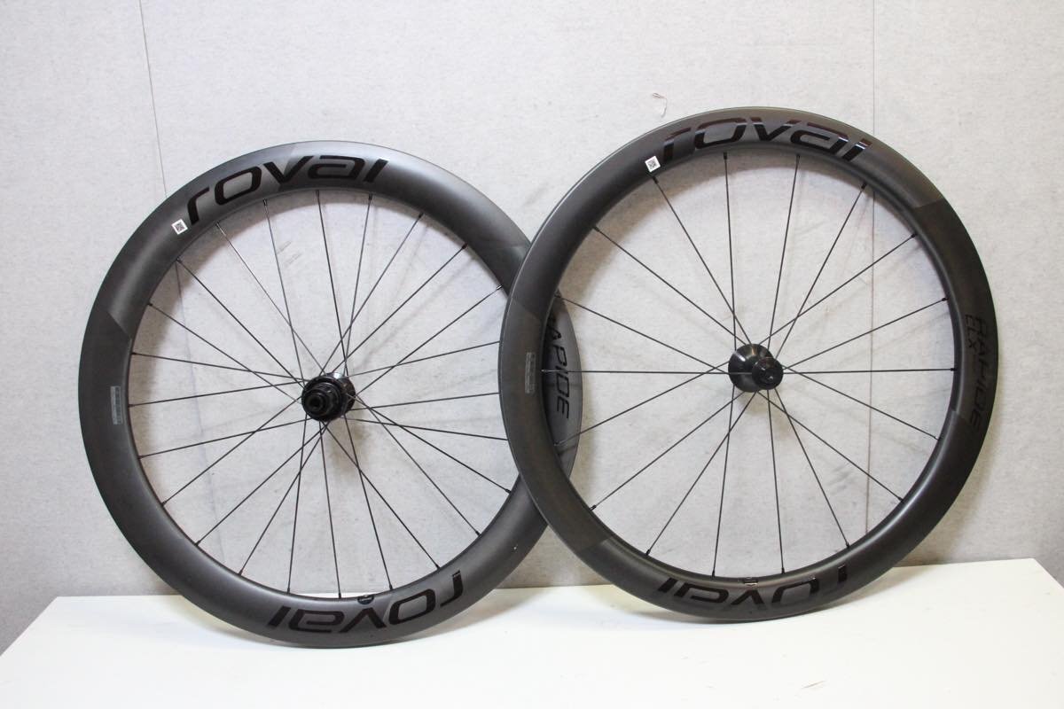 ○ROVAL ロヴァール RAPIDE CLX 2 シマノフリー 11s対応 クリンチャー チューブレス カーボンホイールセット