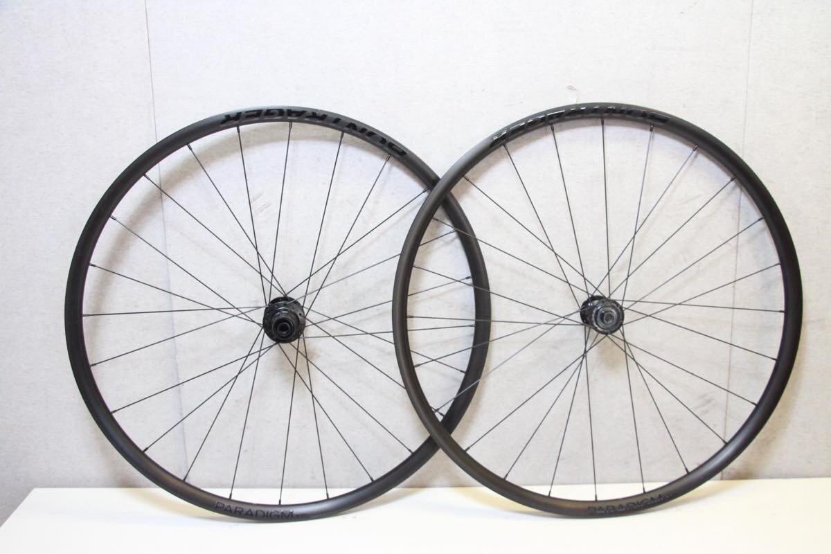 ○BONTRAGER ボントレガー PARADIGM SL TLR DISC シマノフリー 11s対応 クリンチャー チューブレス ホイールセット 美品