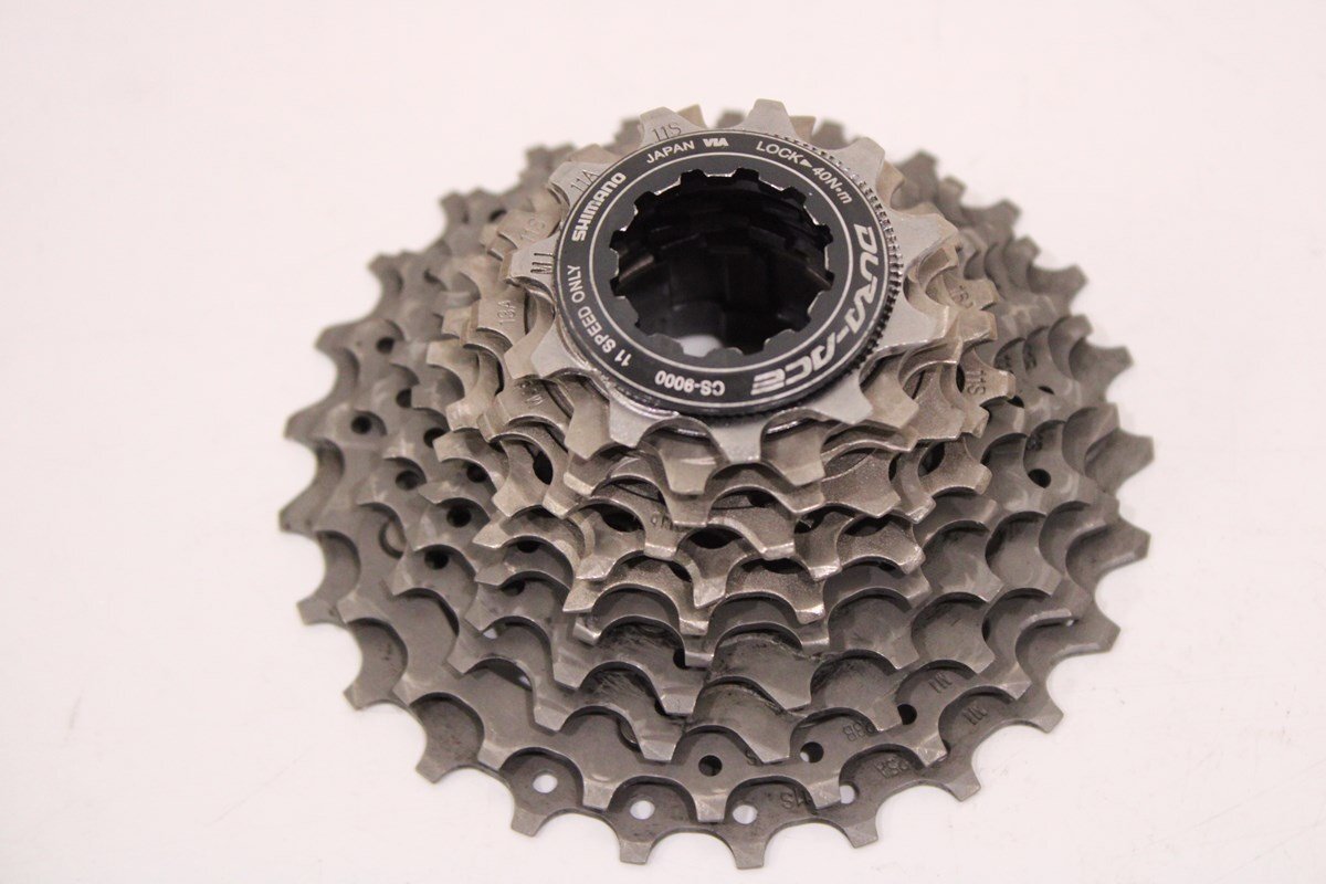 ●SHIMANO シマノ CS-9000 DRRA-ACE 11s 11T-25T カセットスプロケット