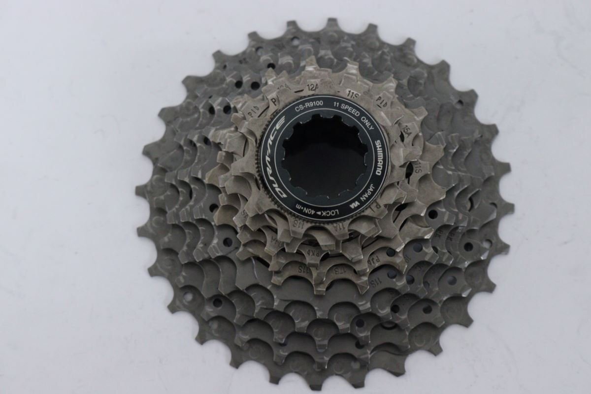 ○SHIMANO シマノ CS-R9100 DURA-ACE 11s 11-28T カセット ○SHIMANO シマノ CS-R9100 DURA-ACE 11s 11-28T カセット