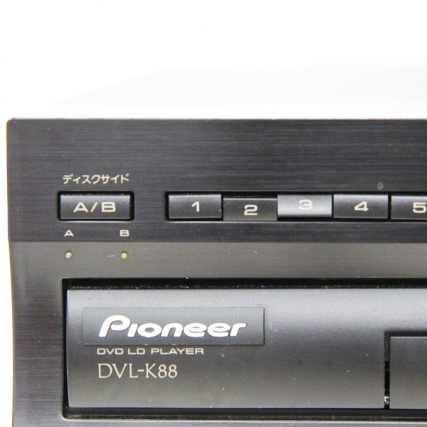 Pioneer パイオニア DVD LDプレーヤー DVL-K88 通電確認のみ ジャンク品 (j)の画像6