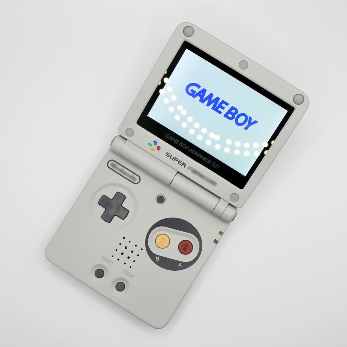  Game Boy Advance SP body IPS V7 backlight liquid crystal installing 014